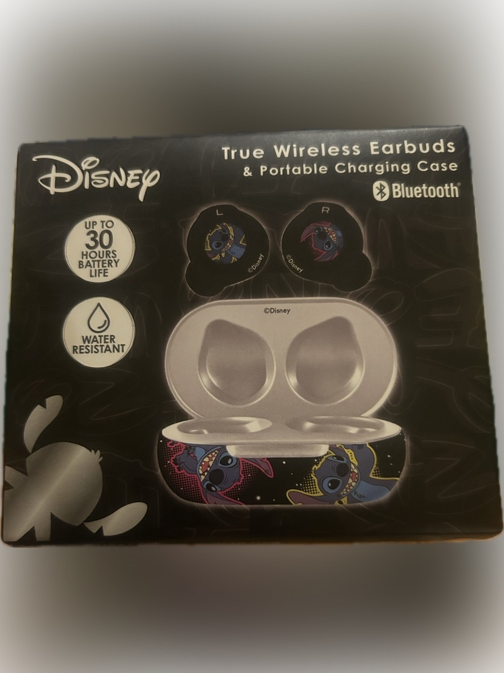 Disney Stitch True Wireless Earbuds with Multicolor Case